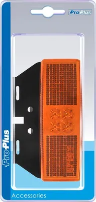 Produktbild von Seitenmarkierungsleuchte 12/24V orange 110x40mm LED mit Halter im Blister