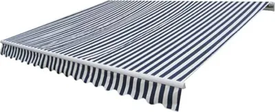 Obrázok produktu pre The Living Store Motorizovaná markíza so sklopným ramenom 400 cm Modrá/biela