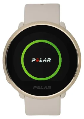Image de Polar Ignite 2 - Champagne Gold - Montre de sport avec bracelet - Silicone - Champagne - Taille du bracelet : S/L