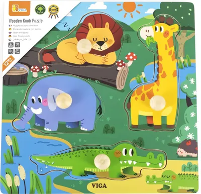 Image de Viga 44593 Jeu de patience sur le thème "ZwierzÄta