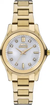 Produktbild von Damenarmbanduhr SLAZENGER SL.09.2235.3.06 in Gold, modisch als Geschenk