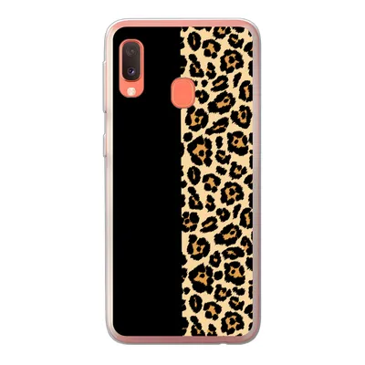 Produktbild von MuchoWow® Handyhülle Schutzhülle Hülle für Samsung Galaxy A20e Panther Druck - Design - Tiere Silikon Softcase Handy Hülle - Abdeckung