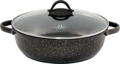 Produktbild von Bräter Servierpfanne mit Granit Keramikbeschichtung 3 L Ø 28 cm Gold Design