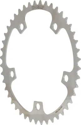 Image de Surly Ring plateau en acier inoxydable, 130 BCD, 5 trous, 42 dents, jusqu'à 9 vitesses, silver