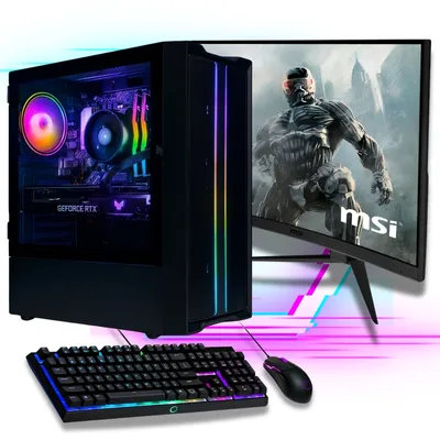 Produktbild von MEINPC Gaming PC Komplett-Set AMD Ryzen 5 5600GT - AMD Radeon Grafik - 512GB SSD - 16GB DDR4 - Windows 11 - WLAN - 27" MSI Gaming TFT - Tastatur/Maus