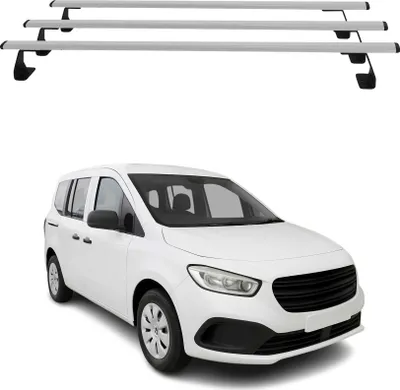 Produktbild von Dachträger Gepäckträger für Mercedes Citan 2021-2025 Silber Stahl 3tlg