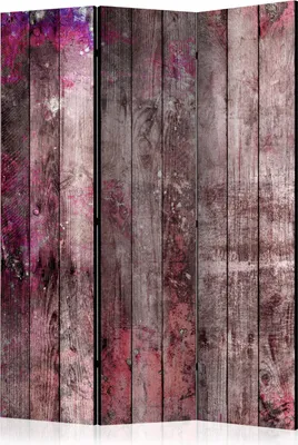 Produktbild von 3-teiliger Doppelseitiger Vlies Paravent - Breath of Spring 135x172 cm Muster f-A-0770-z-b