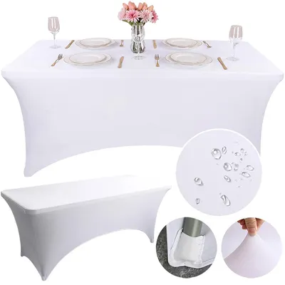 Imagen del producto de Mesa Heckermann XJM-Z180, mantel blanco