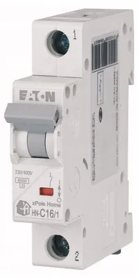 Zdjęcie produktu dla EATON Wyłącznik nadprądowy 6kA 1p C16 16A