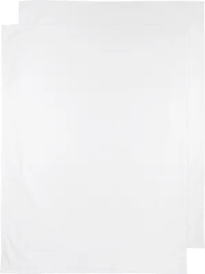 Produktbild von Meyco Uni Babylaken Weiß 75 x 100 cm 2 Stück