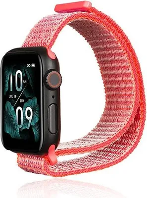 Produktbild von Apple Watch Armband Beline Nylon Rosa 42/45/49mm