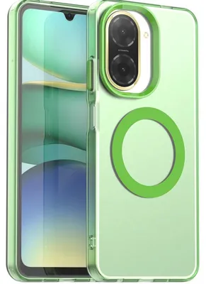 Produktbild von Für Xiaomi Redmi A5 4G / Poco C71 Candy Design Magsafe PC Hybrid TPU Schutz Hülle Cover Grün
