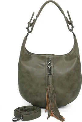 Produktbild von Fritzi aus Preußen Umhängetasche Vintage Race01 Hobo Jungle grün