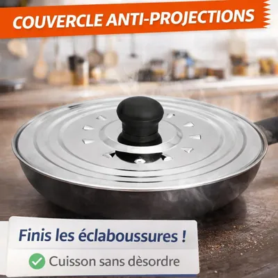 Image de Couvercle Universel Anti-Éclaboussures (16 à 24 cm)