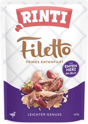 Image de Rinti 100gx24 Filetto Jelly Ente+Herz
