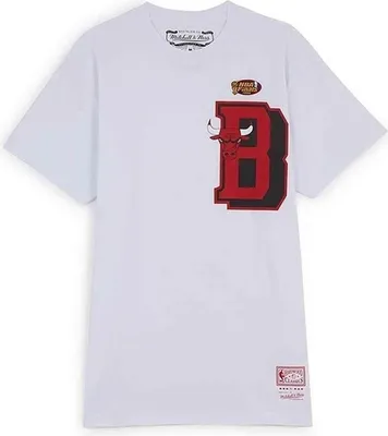 Produktbild von T-Shirt Mitchell & Ness BMTRINTL1102-CBUWHIT für Herren
