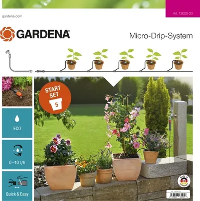 Produktbild von GARDENA Micro-Drip-System Start-Set Pflanztöpfe S 13000-20