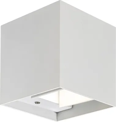 Zdjęcie produktu dla Rabalux Solin kinkiet zewnętrzny G9 IP54 biały matowy 100x100mm