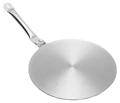 Image de Plaque adaptateur induction en acier inoxydable 24 cm