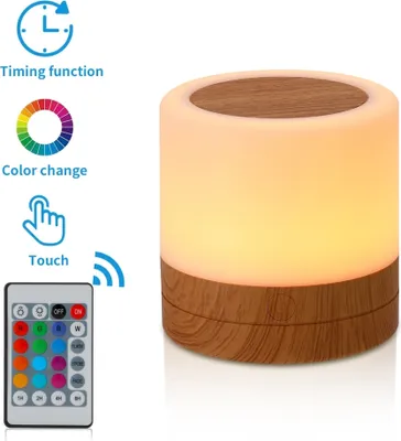 Zdjęcie produktu dla Lampka, drewniana lampka nocna, lampka nocna z drewna