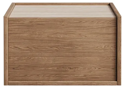 Immagine prodotto di Selsey Cabby - Comodino con 1 cassetto, legno di quercia "Casella" color marrone, 50 cm