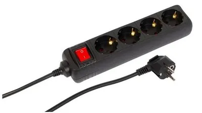 Obrázok produktu pre Microconnect MC-GRU00415BS, 1,5 m, Vnútorný, Typ F, Typ F, Uhlové, Čierna