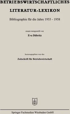 Produktbild von Betriebswirtschaftliches Literatur-Lexikon