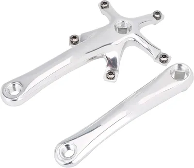 Productafbeelding van Aluminiumen crankstel voor fietsen, 170 mm - Lichtgewicht en duurzaam