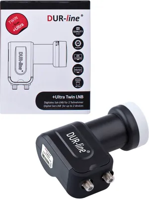 Imagen del producto de Receptor LNB DUR-line +Ultra Twin para hasta 2 receptores, color