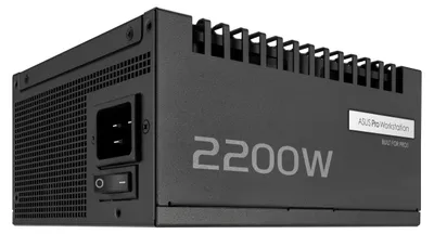 Produktbild von ASUS Pro WS 2200W Platinum, 2200 W, 200 - 240 V, Aktiv, 130 W, 2200 W, 130 W