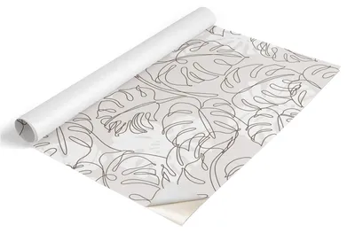 Produktbild von Tulup Möbelfolie - Klebefolie Möbel - Selbstklebende Folie 75x150 cm - Möbelfolie Schrank - Folie für Möbel - Möbelfolie Küche - Wasserdicht - Abwaschbar - Selbstklebend - Luftblasenfrei - Monstera-Blätter