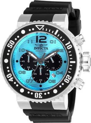 Obrázek produktu pro Invicta Pro Diver 26735 Pánské Hodinky - Quartz Hnutí - Nerezová Ocel s Modrým Ciferníkem - 52 mm