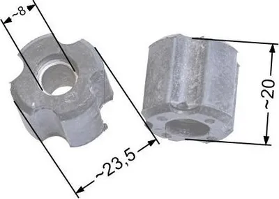 Zdjęcie produktu dla Tuleja wałka napędu 26 mm / 8 mm CG;WLBC;BC;SPS; wykaszarki marketowe NZ117