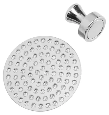 Kaffeefiltergazeschild 100 μm, doppellagig, 53 mm, mit Magnetgriff