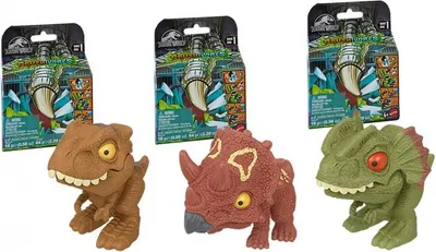 Image de Jurassic World - Assortiment figurines - Dinos dévoreurs, 3 ...