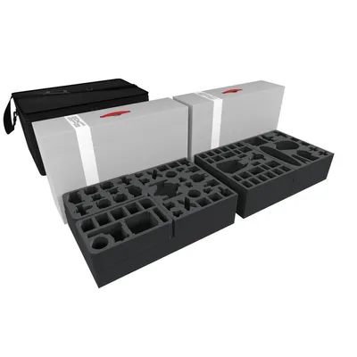 Imagen del producto de Transportador para naves X-WING de Star Wars, series 1 a 13, con cajas de almacenamiento de gran tamaño