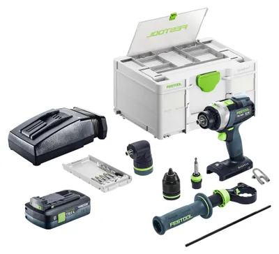 Produktbild von Festool TPC 18/4-Basic-Set Akku Schlagbohrschrauber 18 V 75 Nm Brushless + 1x Akku 4,0 Ah + Ladegerät + Systainer