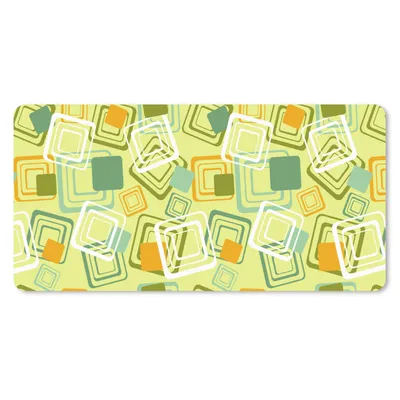 Produktbild von MuchoWow® Mauspad Mousepad 1970er Jahre - Muster - Abstrakt 60x30 cm - Mousepads - Maus Mat - Pad - Mausunterlage - Nachhaltig