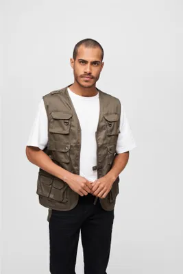 Immagine prodotto di Brandit BD4025 | Gilet da caccia da S a 7XL - Colore: Olive - Taglia: 5XL