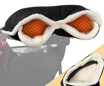 Imagen del producto de Guantes de invierno para cochecitos, con forro de polar suave y cálido