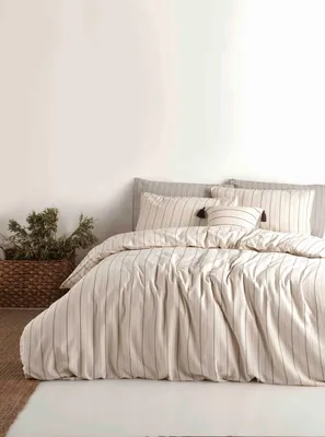 Produktbild von L'Essentiel Linge de Maison, Ranforce Super King Bettbezug-Set (FR), Tommy Light, 100 % BAUMWOLLE RANFORCE, Weiß,  260 x 220 cm