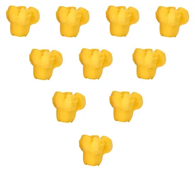 Produktbild von 10er-Set Radiergummis in Popcornform – Niedliche Radiergummis für Kinder, Schüler, als lustige Preise im Klassenzimmer, Schulmaterial oder Mitgebsel für Partys