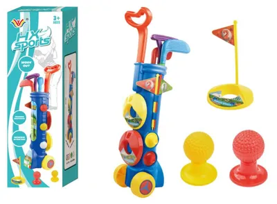 Image de Grand jeu de golf miniature + chariot de golf