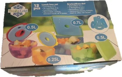 Produktbild von Behälter mit Kühlakku 12 teiliges Set