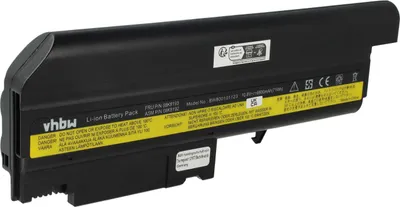 Produktbild von vhbw Akku kompatibel mit IBM ThinkPad R50p 1832, R50p, R50p 1831, R50p 1830, R50p1836, R50p 1829, R50e-1870 Notebook (6600 mAh, 10,8 V, Li-Ion)