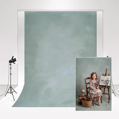Productafbeelding van Achtergrond Lichtgroen 2 x 3 m - Fotografie Achtergrond - Babyfotografie - Portretfotografie