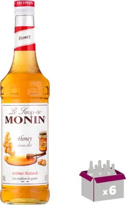 Image de Lot de 6 Sirop Monin - Miel - 70cL