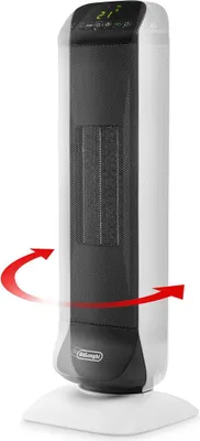 Produktbild von De'Longhi Heizlüfter, 2000W, 2 Leistungsstufen, Fernbedienung, weiß/schwarz