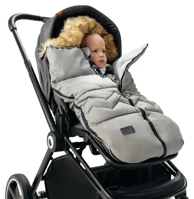 Produktbild von lionelo Kinderschlafsack  Leicht zu reinigen  Abnehmbarer Pelz sind geeignet für Kinderwagen, Autositze, Schlitten und Babygondeln verschiedener Hersteller