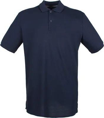 Produktbild von Henbury H101 | Herren Modern Fit Baumwolle Microfine-Piqué Polo Shirt - Farbe: Oxford Navy - Größe: S